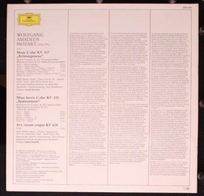 Deutsche Grammophon 2530 356 - Krönungsmesse-Coronation Mass ● M - Image 3