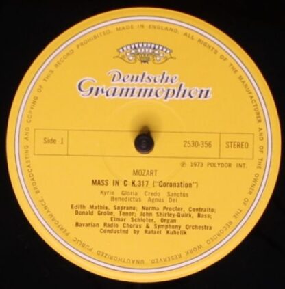 Deutsche Grammophon 2530 356 - Krönungsmesse-Coronation Mass ● M - Image 4