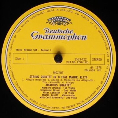 Deutsche Grammophon 2740 122 - Die Streichquintette - Image 4