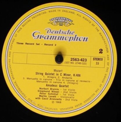 Deutsche Grammophon 2740 122 - Die Streichquintette - Image 7