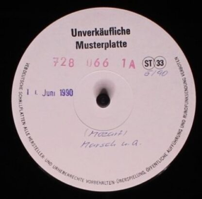 Eterna 7 28 066 - Haffner-Serenade KV 250 / Sinfonie Nach Der Se