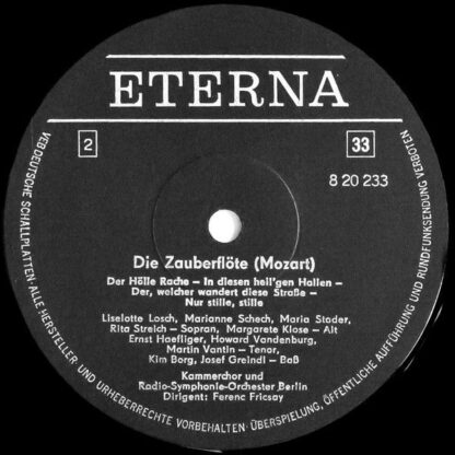 Eterna 8 20 233 - Die Zauberflöte (Opernquerschnitt) - Image 4