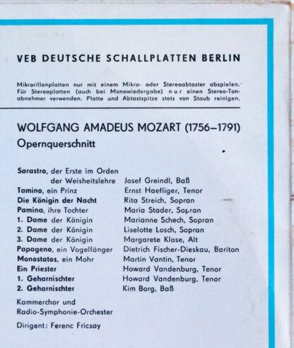 Eterna 8 20 233 - Die Zauberflöte (Opernquerschnitt) - Image 7