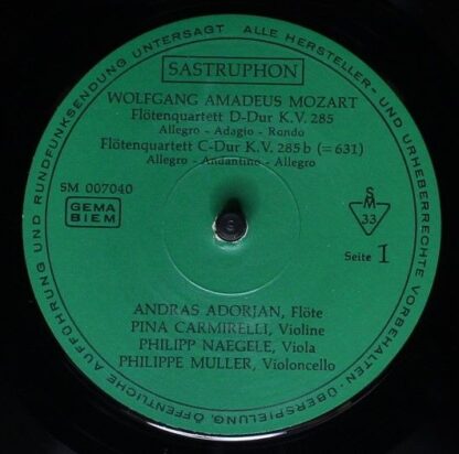 Sastruphon SM 007 040 - 4 Flötenquartette - Image 3