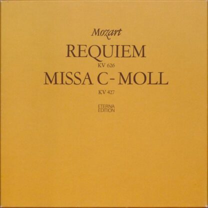 Eterna 8 25 404-406 - Requiem (KV 626) ∙ Missa C-moll (KV 427)