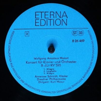 Eterna 8 26 469 - Klavierkonzert D-dur KV 537 (Krönungs-Konzert) - Image 4