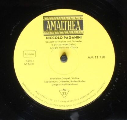 Amalthea (3) AM 11 720 - Violinkonzert Nr. 1 G-Moll Op. 26 / Kon - Image 4