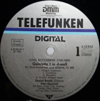 Telefunken 6.42842 AZ - Gitarrenquintette Nr.1&2 - Image 3