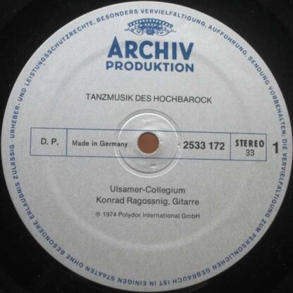 Archiv Production 2533 172 - Tanzmusik Des Hochbarock - Image 3