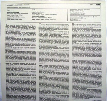 Deutsche Harmonia Mundi B974 - Suonate A Flauto Solo - Image 2