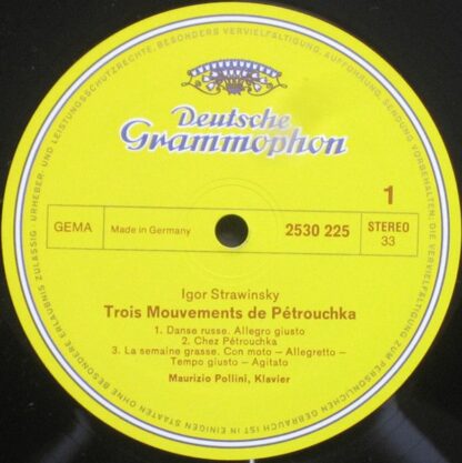 Deutsche Grammophon 2530 225 - »Pétrouchka« / Sonate Nr. 7 Op. 8 - Image 3