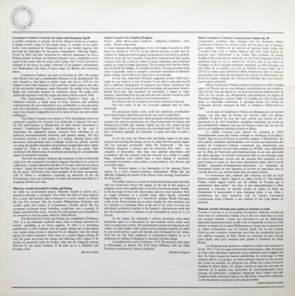 Columbia Masterworks 76634 - John Williams Castelnuovo-Tedesco/D - Image 3