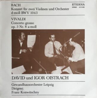Eterna 8 25 882 - Konzert Für Zwei Violinen Und Orchester D-Moll
