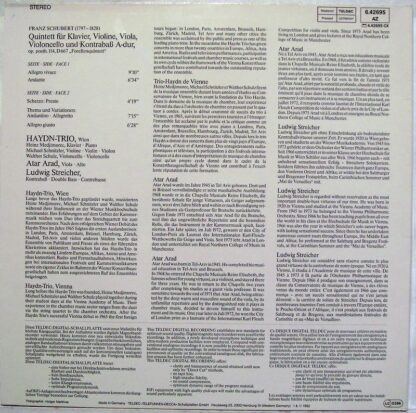Telefunken 6.42695 - Forellenquintett (Trout Quintet) - Image 2