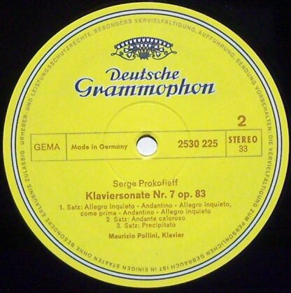 Deutsche Grammophon 2530 225 - »Pétrouchka« / Sonate Nr. 7 Op. 8 - Image 4