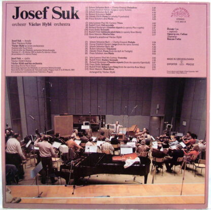 Supraphon 1113 3663 H - Josef Suk • Václav Hybš Orchestra - Image 2