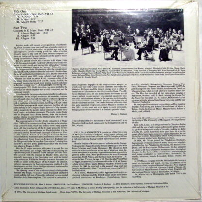 Not On Label none - Concerto In C Major, Hob. VII b:1 / Concerto - Image 2