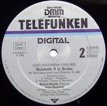Telefunken 6.42842 AZ - Gitarrenquintette Nr.1&2 - Image 4