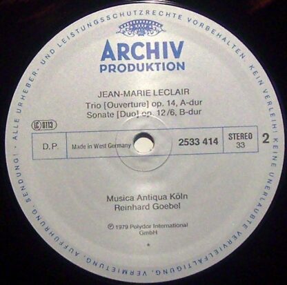 Archiv Produktion 2533 414 - Musique De Chambre (Spätwerke - Lat - Image 3