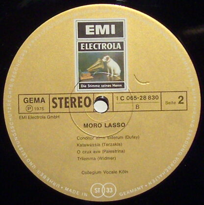 EMI Electrola C 065-28 830 - Moro Lasso - Image 3