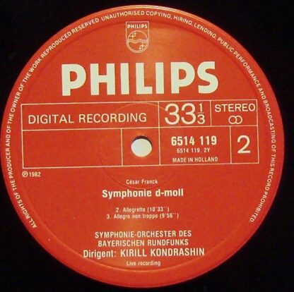 Philips 6514 119 - Symphonie D-moll - Image 3