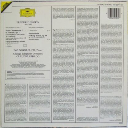 Deutsche Grammophon 410 507-1 - Piano Concerto = Klavierkonzert - Image 2