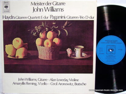 CBS S 72 678 - Paganini: Guitar Trio - Haydn: Guitar Quartet