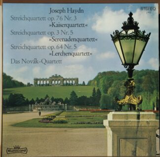 Eurocord J 923 - Streichquartett Op. 76 Nr. 3・Streichquartett Op