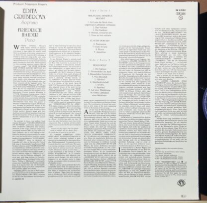 CBS IM 42002 - Mozart, Debussy, Wolf - Image 2