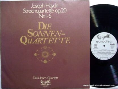 Supraphon 80600 - ULBRICH qu HAYDN op 20 rare DUCH Philips press