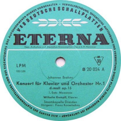 Eterna 8 20 024 - Konzert Für Klavier Und Orchester Nr. 1  D-Mol - Image 3