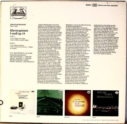 HELIODOR 89 864 - Klavierquintett F-moll Op. 34 - Image 2