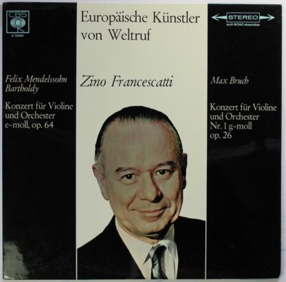 CBS S 72044 - Konzert Für Violine & Orchester E-Moll Op. 64 / Ko