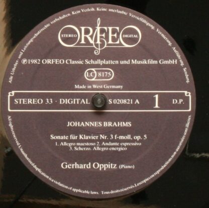 Orfeo (2) S 020821 A - Sonate Nr. 3 F-moll Op. 5 / Klavierstücke - Image 3