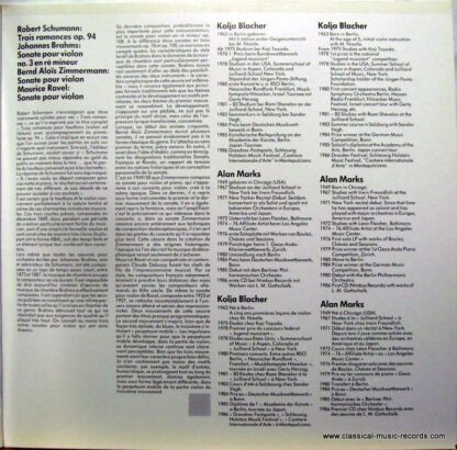Deutsche Harmonia Mundi DMR 2027 A - Drei Romanzen, Sonaten Viol - Image 2