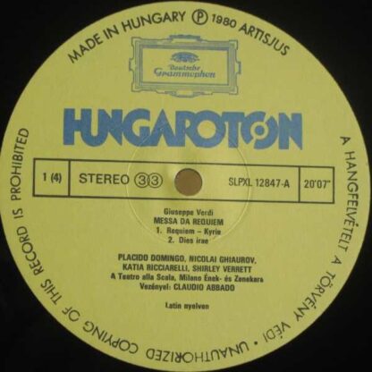 Hungaroton SLPX 12847-48 - Requiem - Image 5