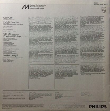 Philips 6500 815 - Catulli Carmina - Image 2