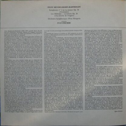 Hungaroton SLPD 12660 - Symphony No. 3 In A Minor "Scottish" / T - Image 6
