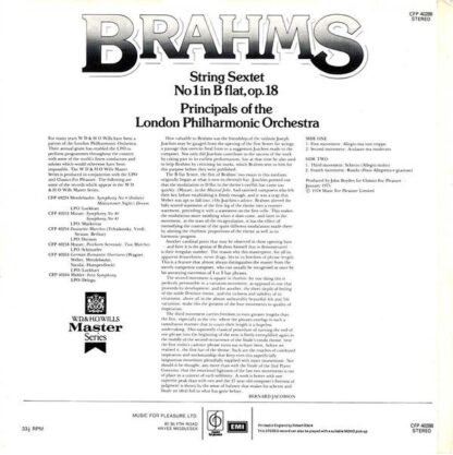 Classics For Pleasure CFP 40288 - String Sextet No. 1 In B Flat, - Image 2