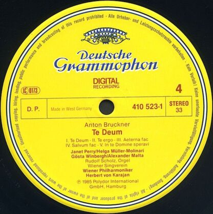 Deutsche Grammophon 410 521-1 - Ein Deutsches Requiem / Te Deum - Image 5