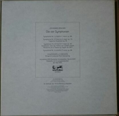 Eurodisc 85 782 XHK - Die Vier Symphonien - Haydn-Variationen - - Image 2