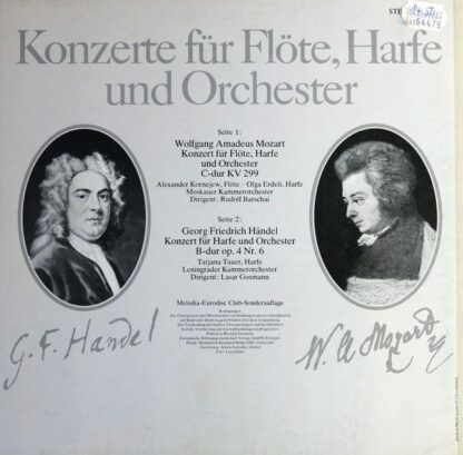 Eurodisc 64 479 - Konzerte Für Flöte, Harfe Und Orchester - Image 2