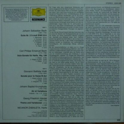 Deutsche Grammophon 2535 228 - Harfenmusik des Barock - Image 2
