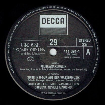 DECCA 411 391-1 - Grosse Komponisten Und Ihre Musik 29: Händel - - Image 3