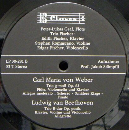 Claves LP 30-281 - Trio Fischer - Image 5