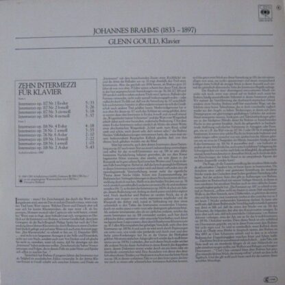 CBS CBS 61 979 - Zehn Intermezzi Für Klavier - Image 2