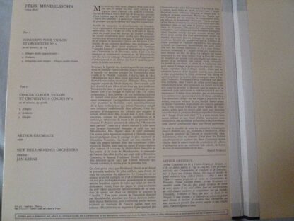 Philips 6500 465 - Concertos Pour Violon Nos 1 & 2 - Image 5