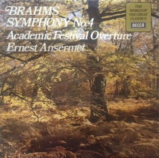 DECCA SPA 381 - Symphony No.4 - Academic Festival Overture