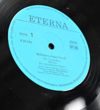 Eterna 8 26 945 - Weltstars Singen Verdi - Image 2