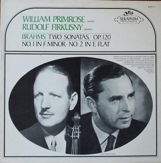 Seraphim 60011 - Brahms: Two Sonatas, Op. 120 No. 1 In F Minor &